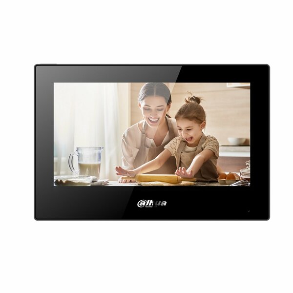 DHI VTH5321GB W   Siyah   Android 7 Inch Digital Indoor Monitor